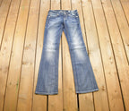 Vintage Y2K Miss Me Bedazzled Low Rise Jeans Size 26x33