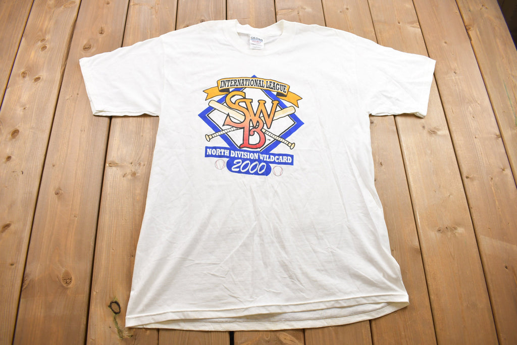 Vintage 2000 Baseball League Graphic T Shirt