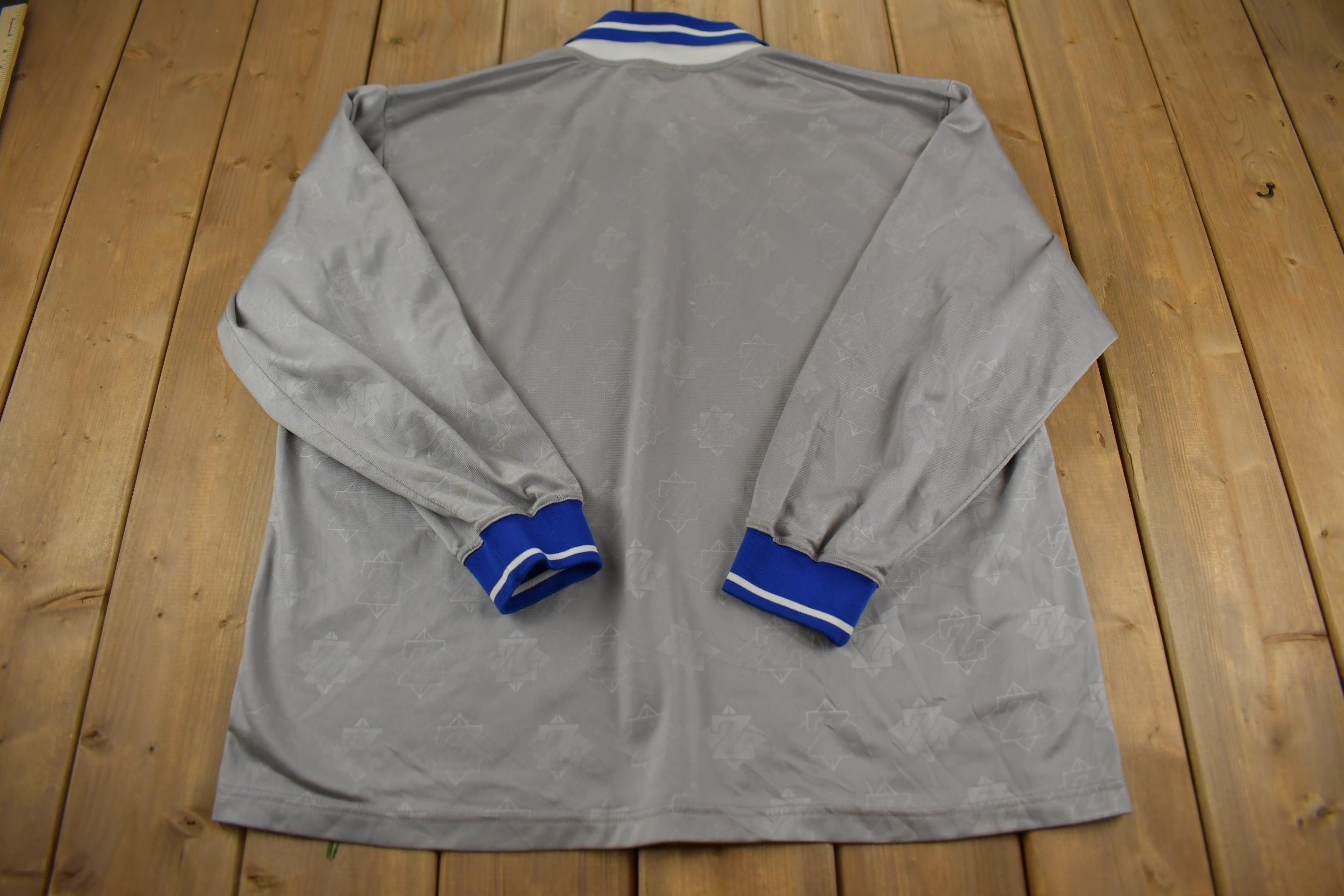 Vintage 1990s Jerzees Long Sleeve Collar Jersey