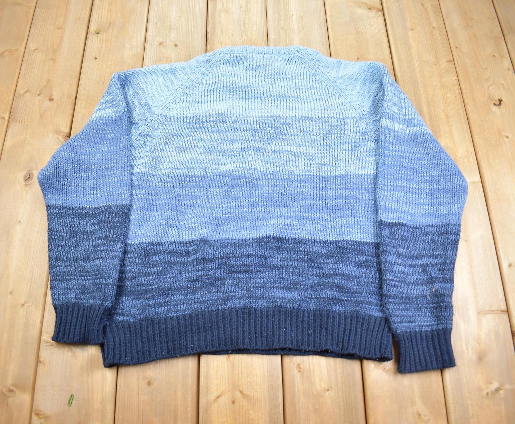Vintage 1990s Barnaby Knit Color Code Crewneck Sweater