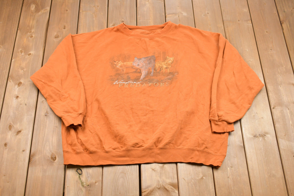Vintage 1990s Woodland Predators Crewneck Sweatshirt
