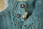 Vintage 1990s LL Bean Wool Henley Knit Sweater Women's S-M