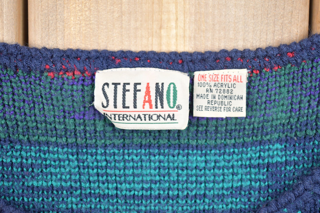 Vintage Stefano Knitted Aztec Sweater