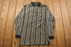 Vintage 1990s Nino Cerruti Abstract Long Sleeve Shirt