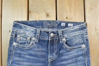 Vintage Y2K Miss Me Bedazzled Low Rise Jeans Size 26x31