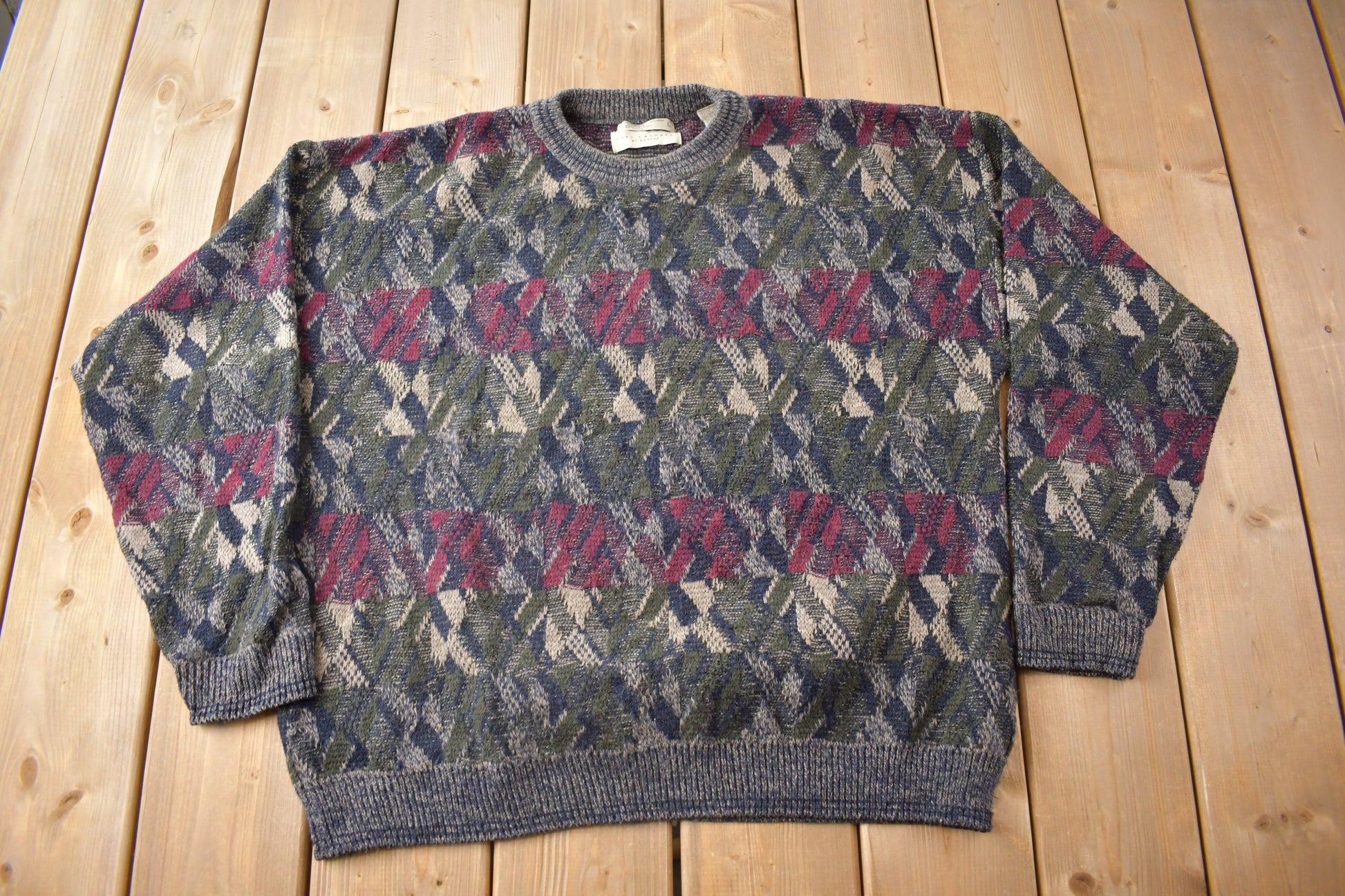 Vintage 1990s City Causals Knit Crewneck Sweater