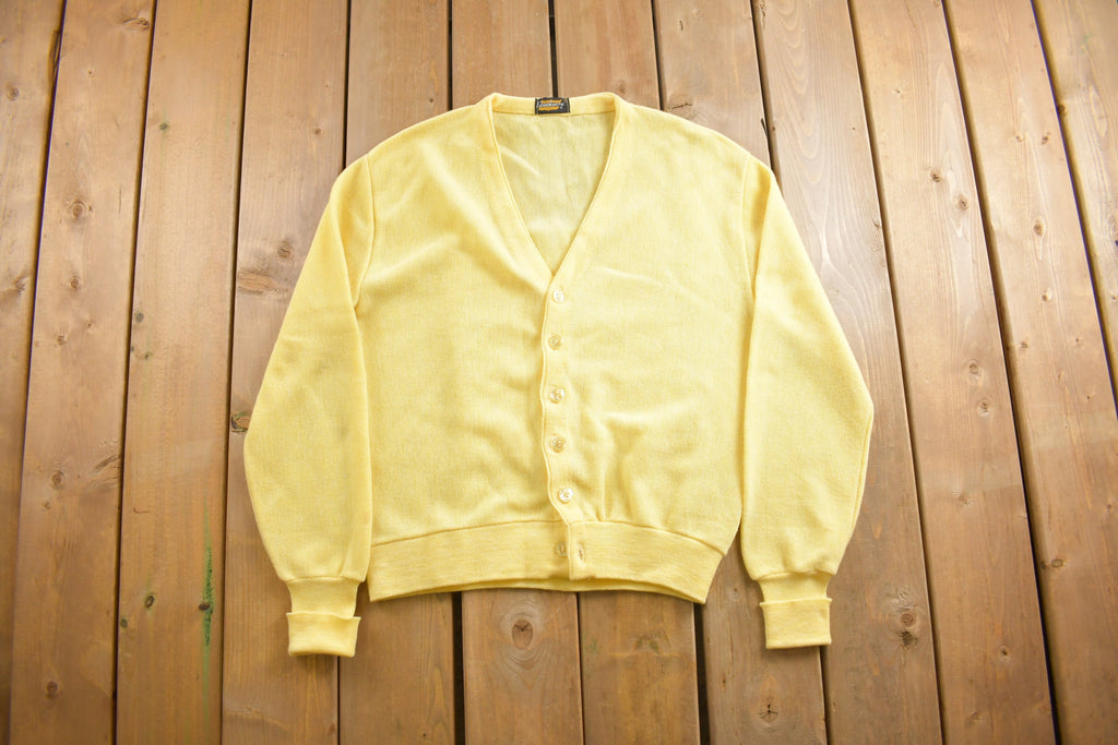 Vintage 1980s Edgeworth Knit Cardigan Sweater
