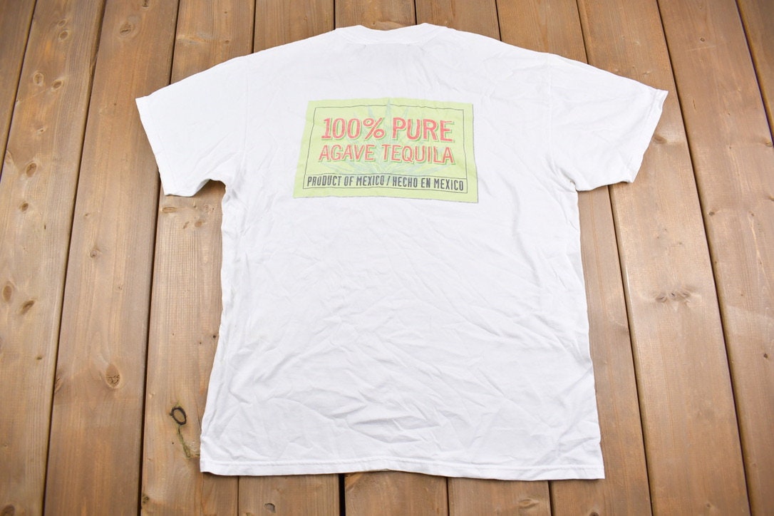 Vintage 1990s Sauza Hornitos Pure Agave Tequila Graphic T-Shirt