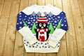 Vintage 90's Cut N Sew Penguin Knitted Sweater