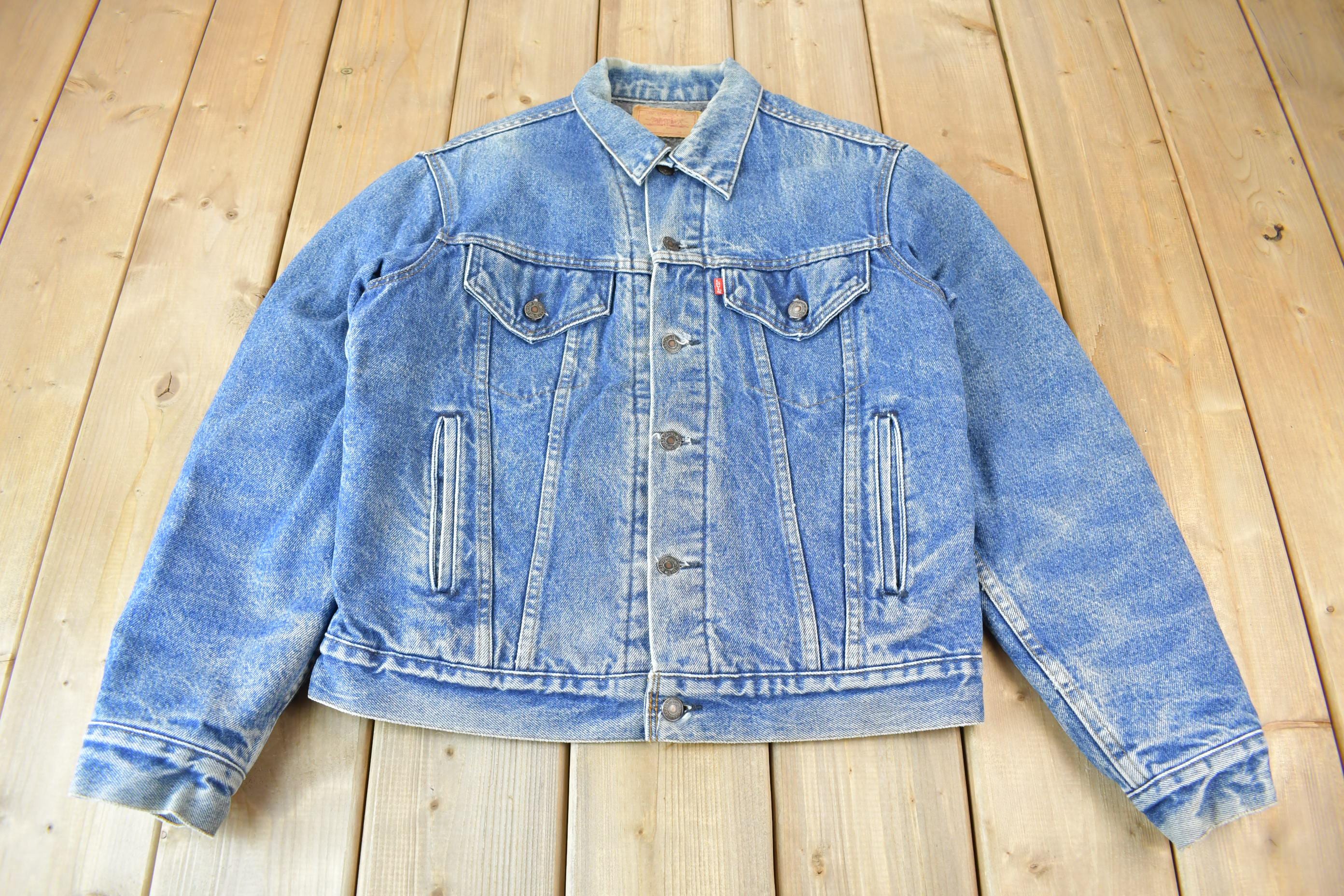 Vintage 1970s Levi's Type 3 Blanket Lined Denim Jacket