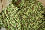 Vintage 1970s Caliber Duck Camo Button Up Shirt