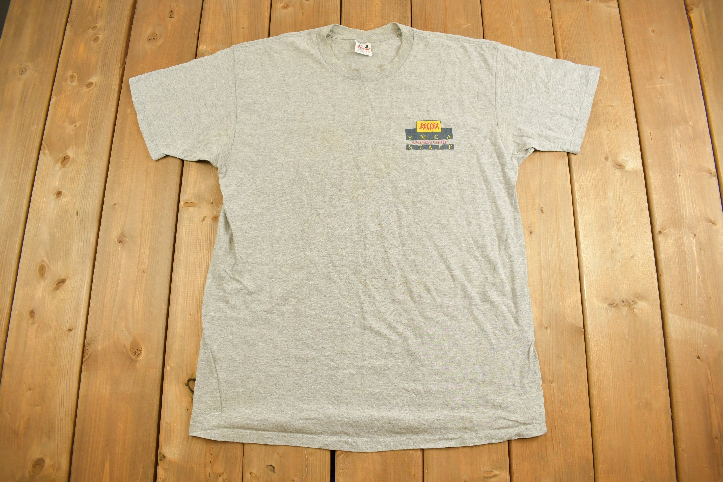 Vintage 1990s YMCA Staff Graphic T-Shirt