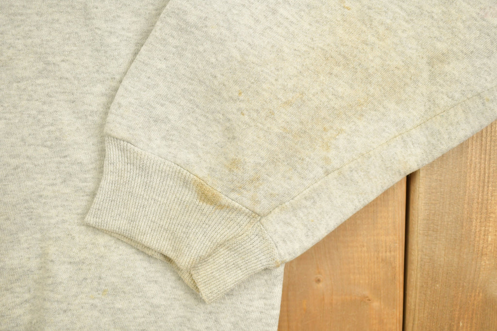 Vintage 1990s Champion Blank Grey Crewneck Sweatshirt
