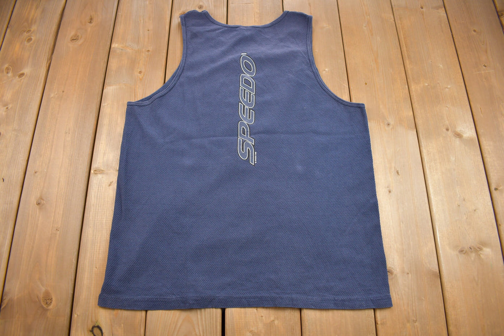 Vintage 1998 Speedo Tank Top Graphic T Shirt