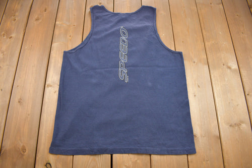 Vintage 1998 Speedo Tank Top Graphic T Shirt / Vintage Tank Top / Streetwear / Graphic Tee / Tank Top / Made In USA