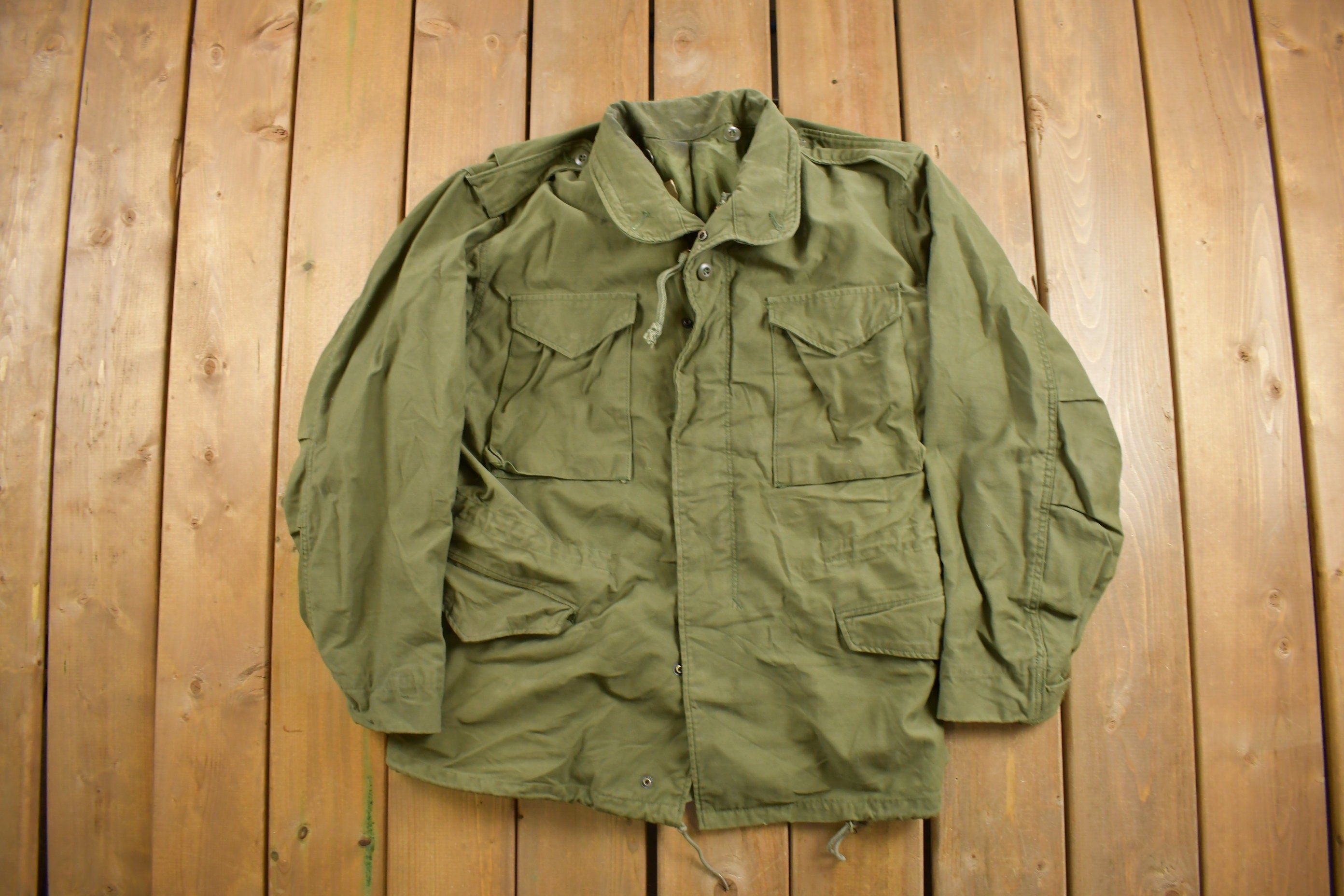 Vintage 1979 Army Military Field Jacket