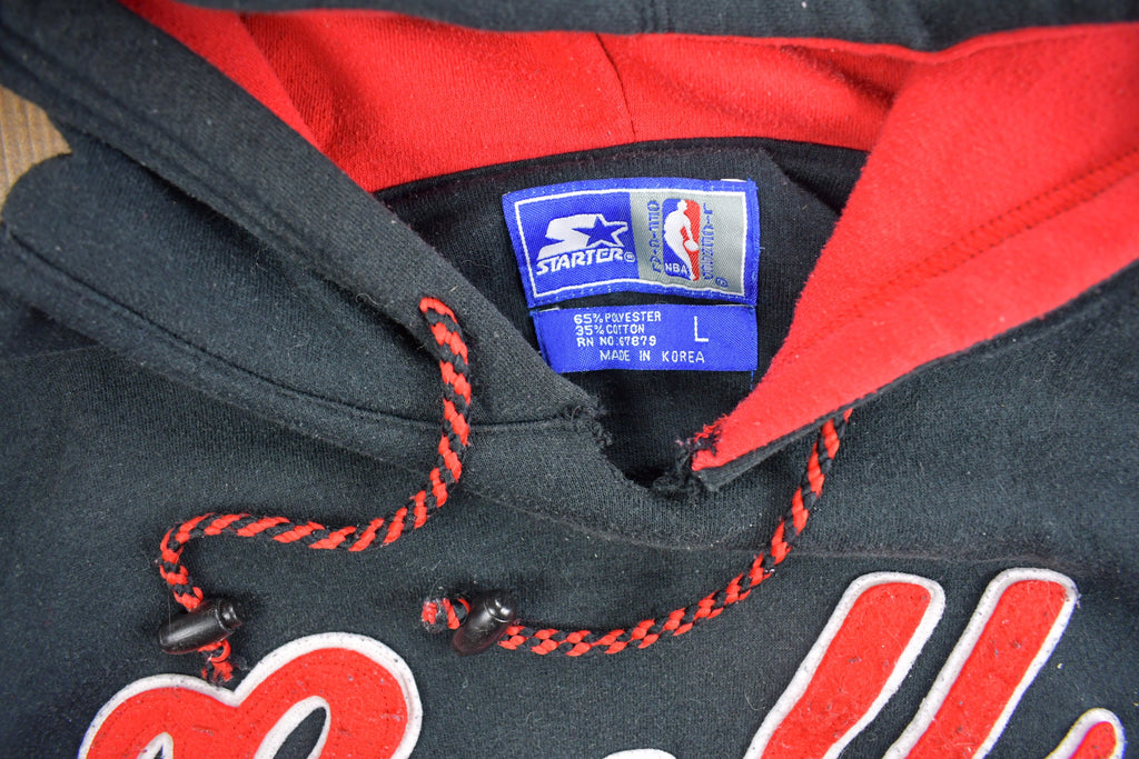 Vintage 1990s Chicago Bulls NBA Embroidered Starter Hoodie