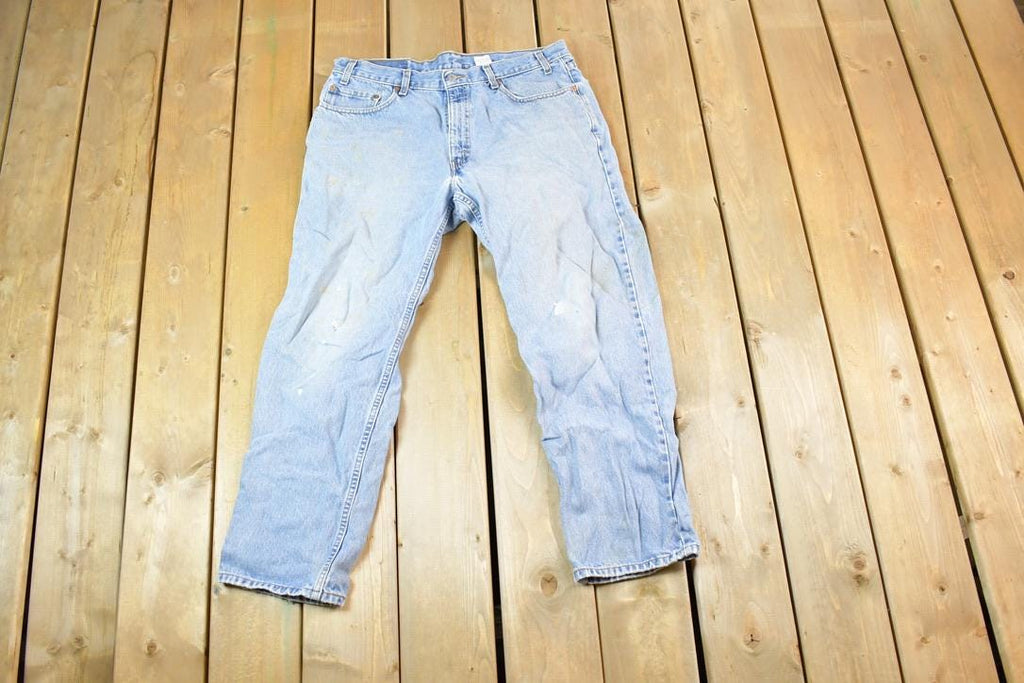 Vintage 1990s Levi Strauss Red Tab 550 Relaxed Fit Denim Jeans Size 36 x 29