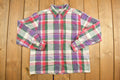 Vintage 1990s Cabin Creek Plaid Button Up Flannel