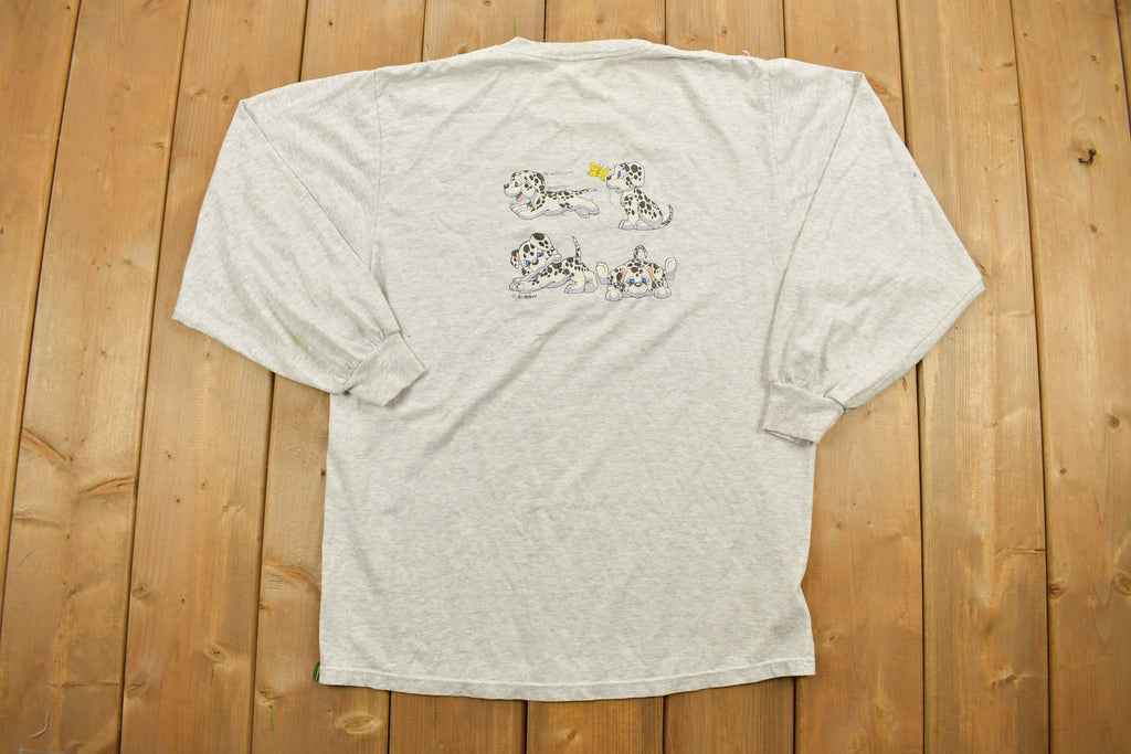 1990s Dog Graphic Long Sleeve