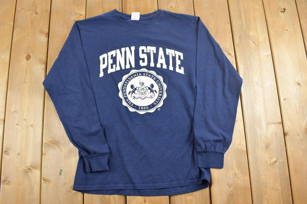 Vintage 1990s Penn State University Collegiate Long Sleeve T-Shirt