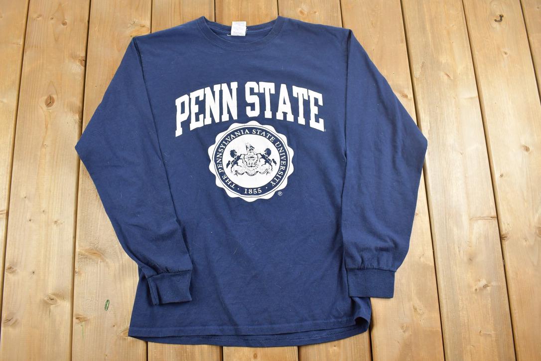 Vintage 1990s Penn State University Collegiate Long Sleeve T-Shirt