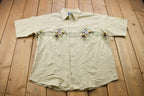 Vintage 1990s Wrangler Western Shirt Button Up Shirt