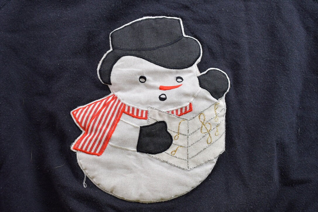 Vintage 1990s Snowman Graphic Christmas Sweater