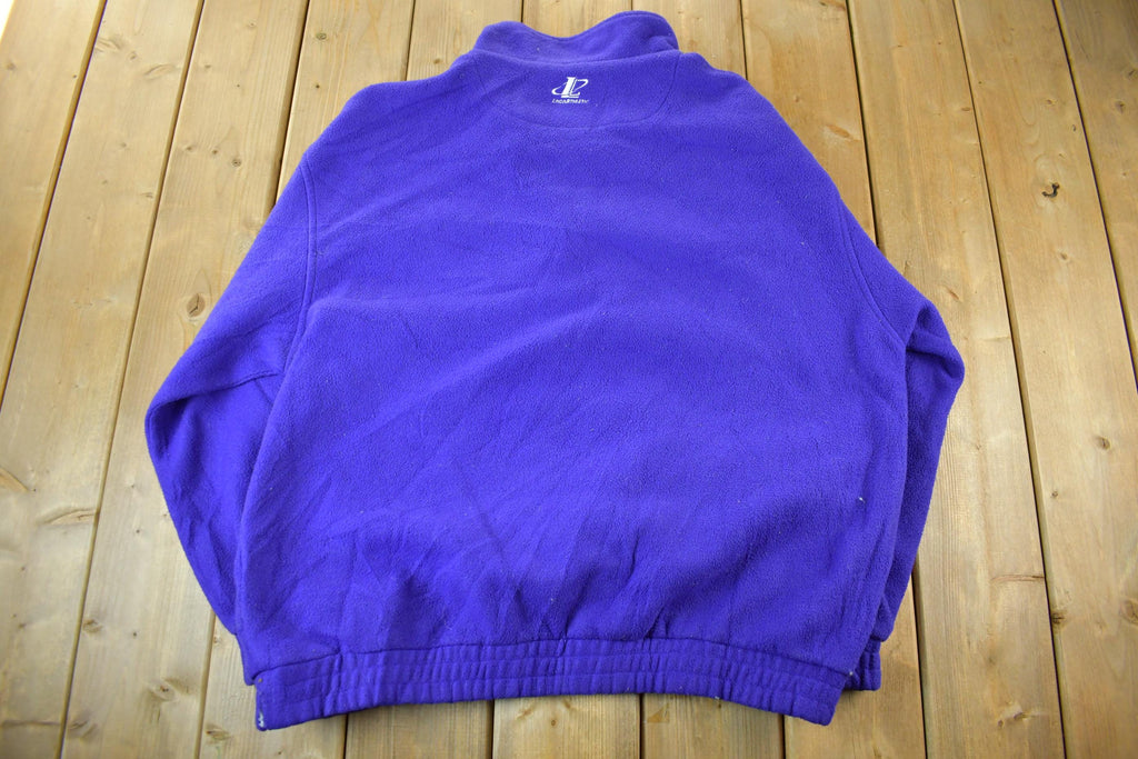 Vintage 1990s Minnesota Vikings Fleece Quarter Zip NFL Sweater Mens XL