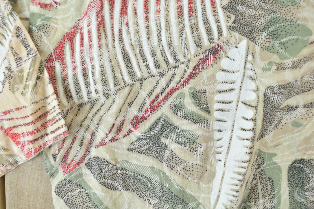 Vintage 1990s C'est Ca Unique Jungle Button Up Shirt