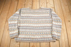 Vintage 1990s LL Bean Women's Knit Crewneck Sweater