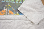 Vintage 1990s I Survived the Snake Mad River Boat Trips Souvenir T Shirt