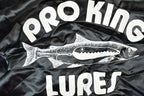 Vintage 1980s Swingster Pro King Lures Embroidered Snap Button Satin Jacket Made In USA