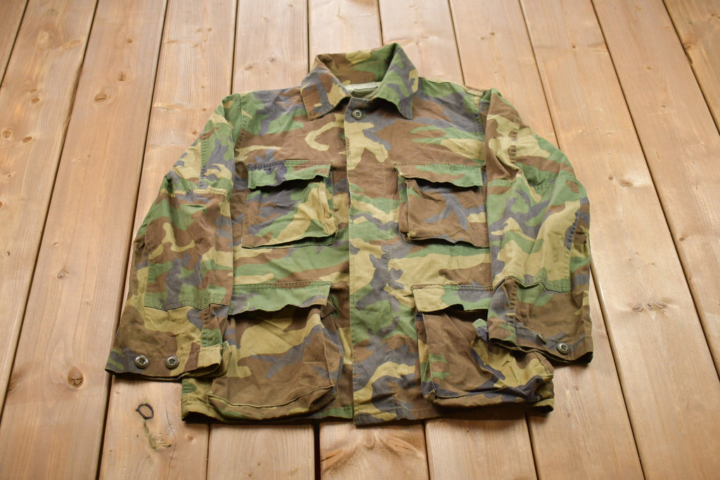 Vintage Military Button Up Shirt