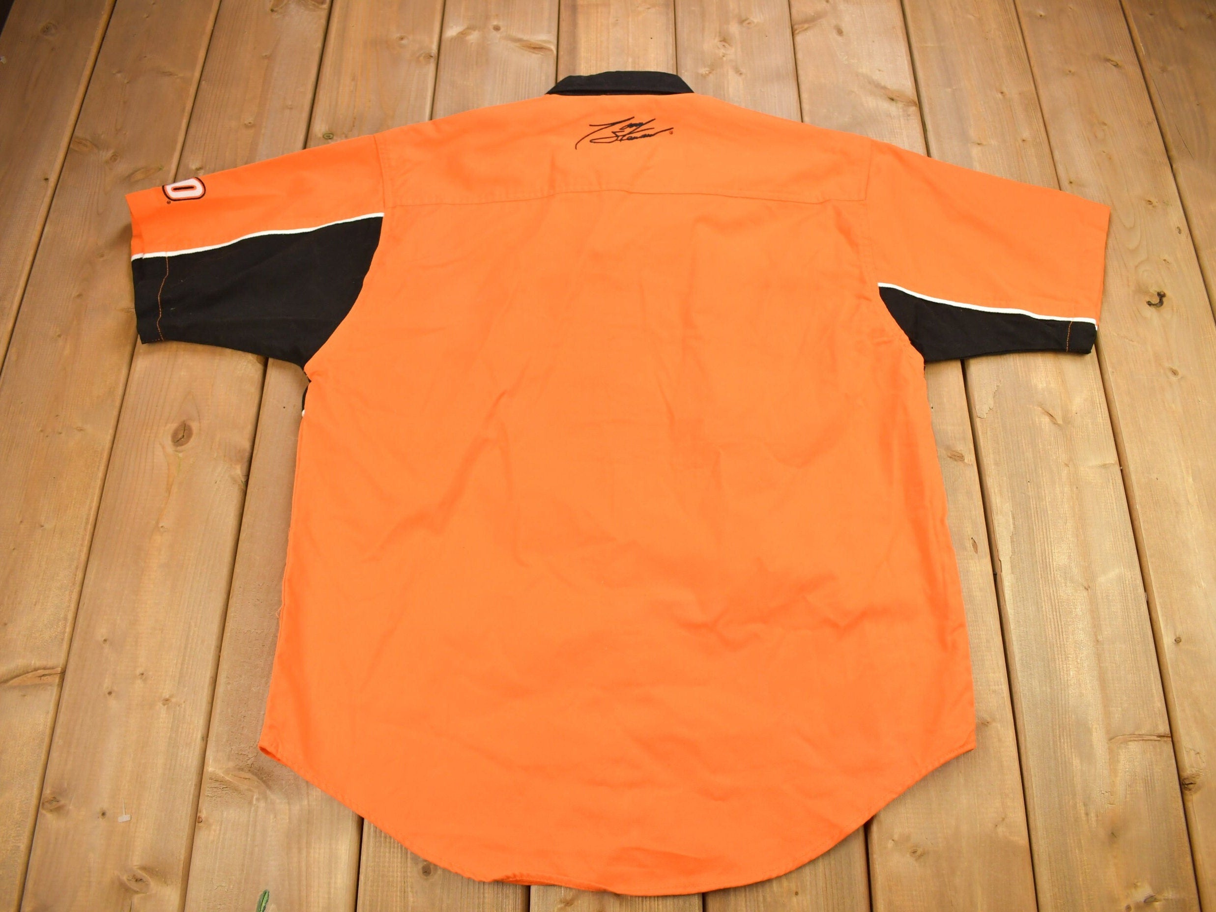 Vintage 2002 Deadstock Tony Stewart Home Depot NASCAR Pit Crew Shirt
