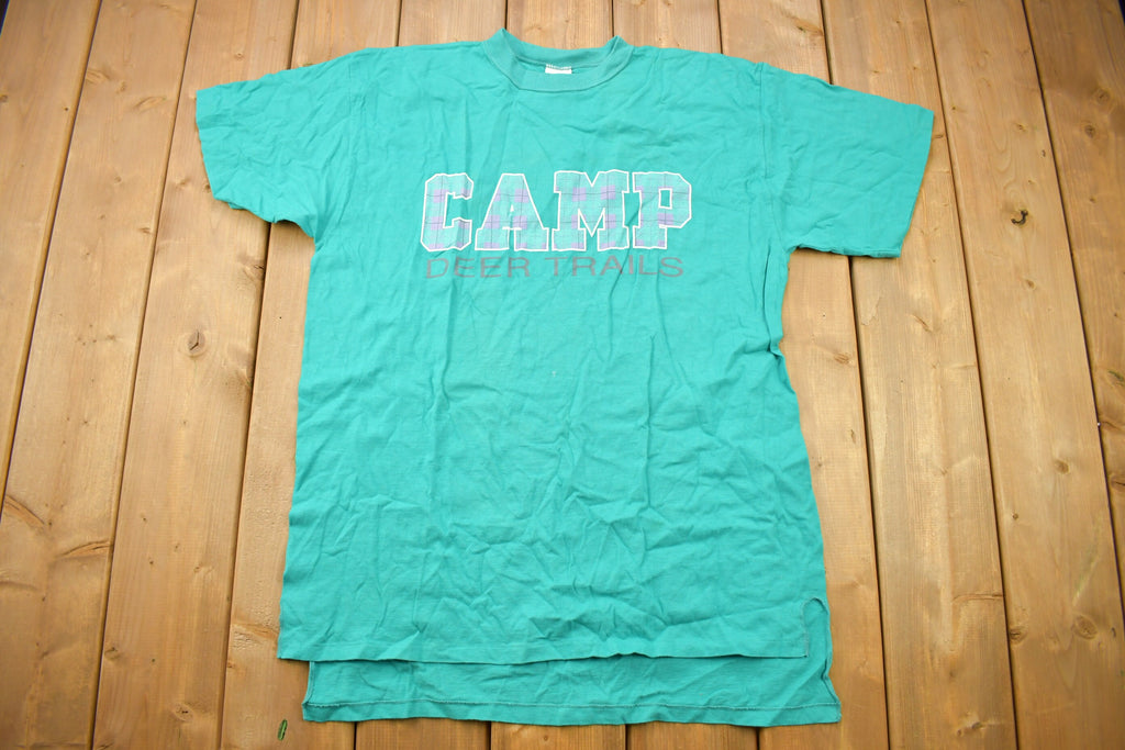 Vintage 1990s Camp Deer Trails Souvenir T Shirt