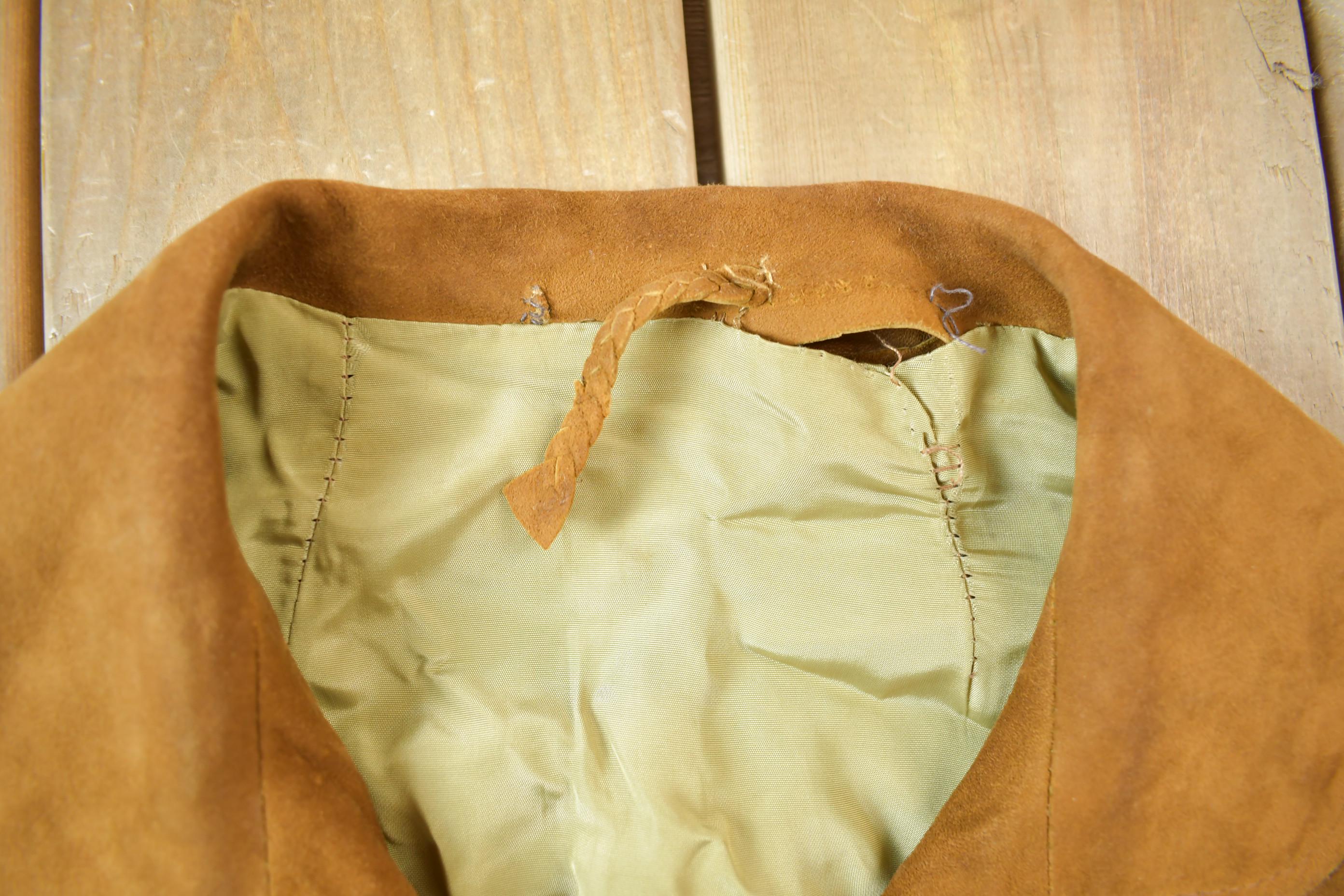 True Vintage 1960s Tilopel Women's Suede Trench Coat