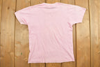 Vintage 1980s Camp Chautauqua Pink Youth Souvenir T Shirt