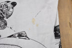 Vintage 1990s Motorcycle Chick Graphic T Shirt