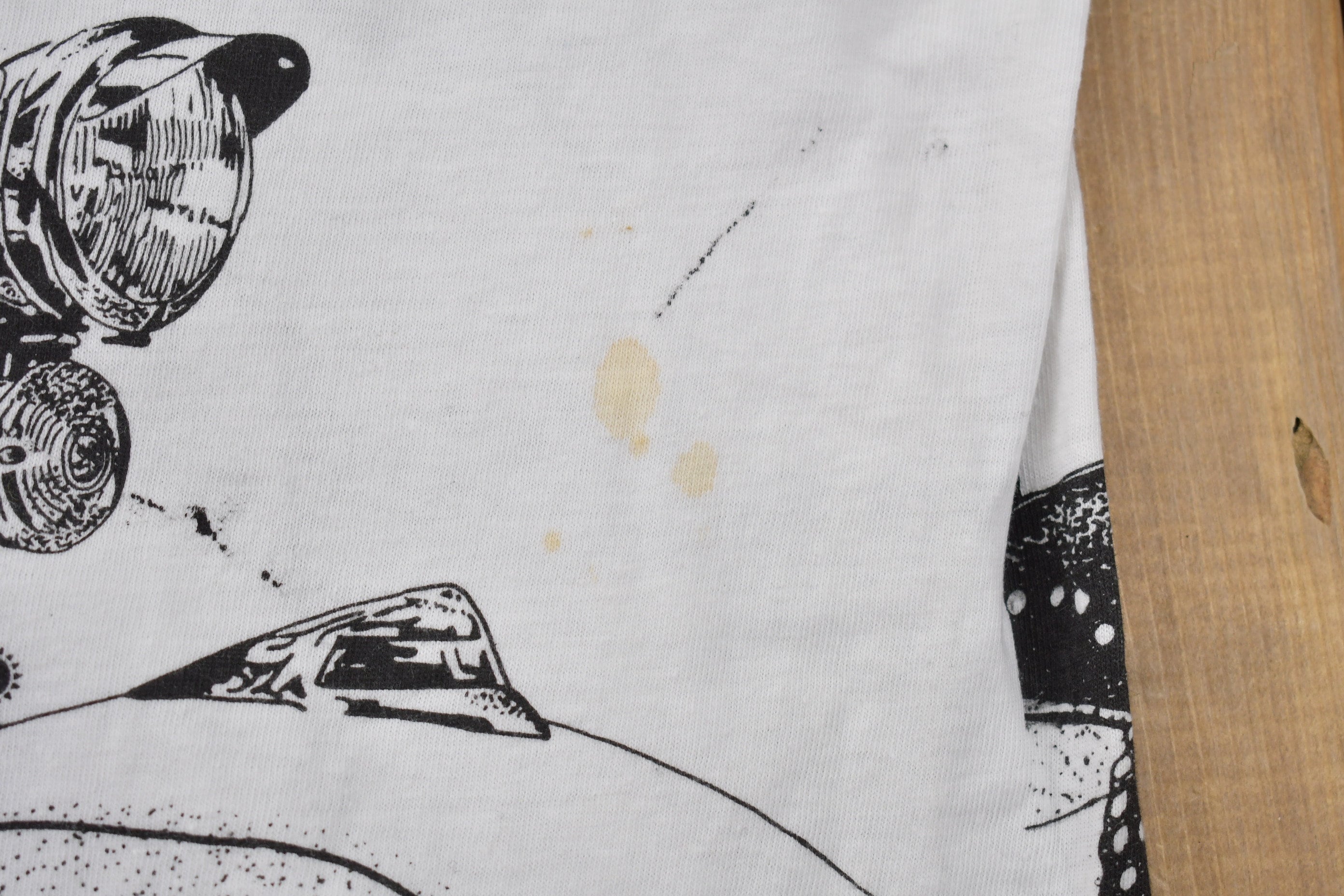 Vintage 1990s Motorcycle Chick Graphic T Shirt