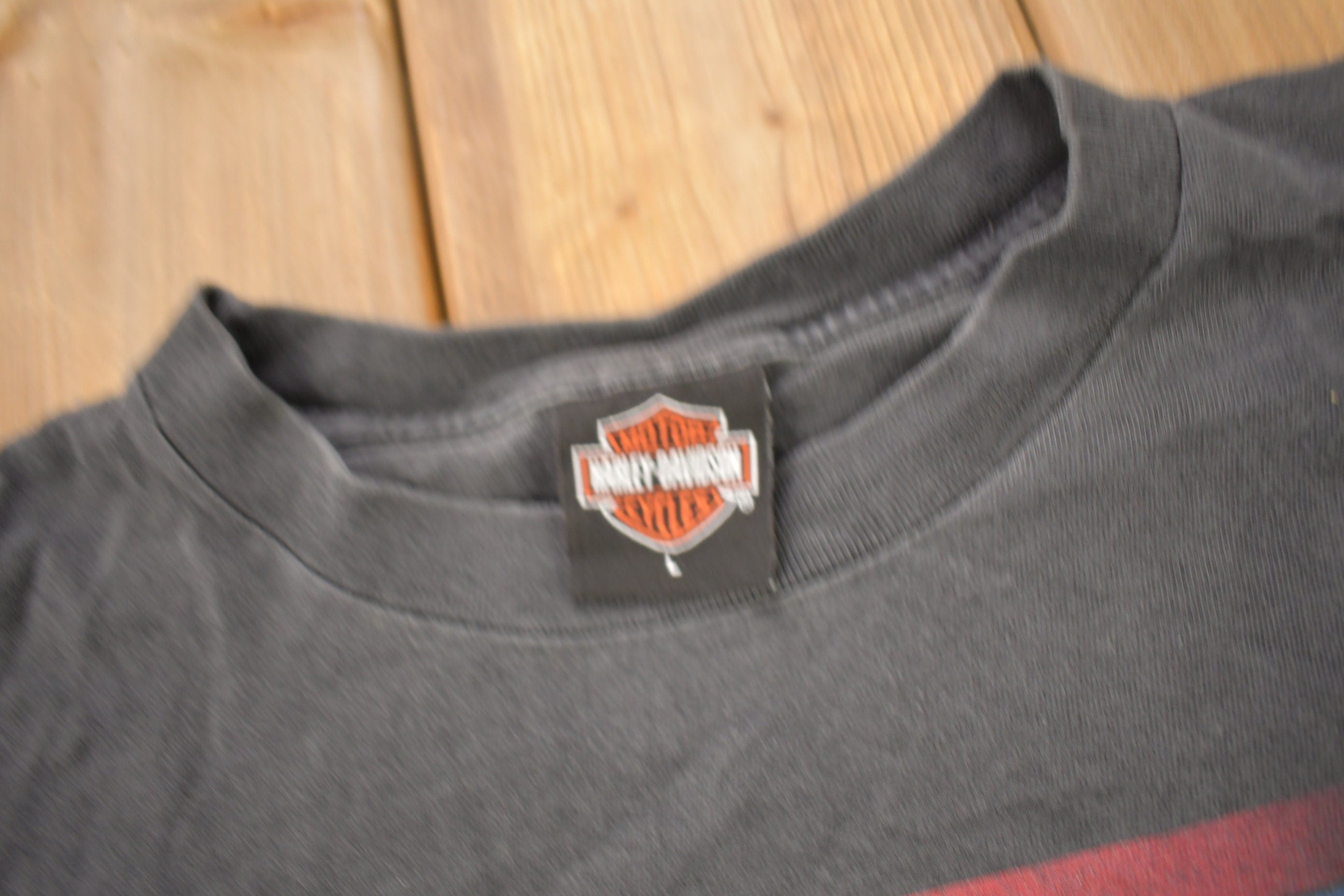 Vintage 2000 Harley Davidson Motorcycles Appleton's Tennessee Long Sleeve T-Shirt