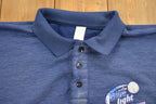 Vintage 1990s Blue Light Collared Crewneck Sweatshirt