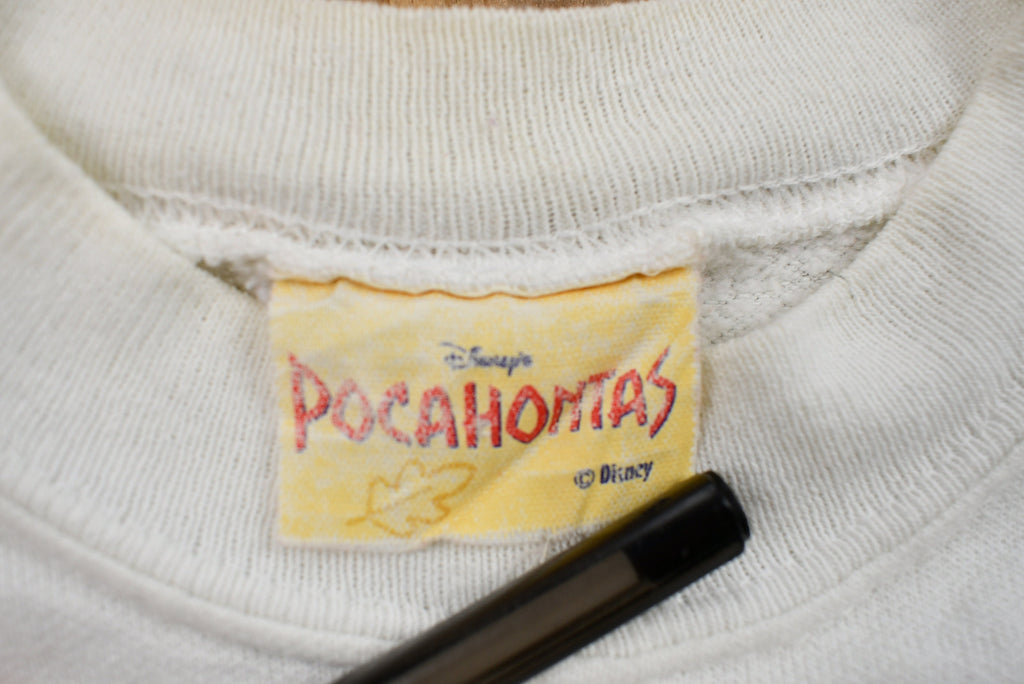 Vintage 1990s Disney's Pocahontas Graphic Crewneck Sweatshirt  Sunflowers  Athleisure  Cute Vintage Sweatshirt  Disney Sweatshirt