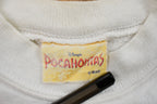 Vintage 1990s Disney's Pocahontas Graphic Crewneck Sweatshirt  Sunflowers  Athleisure  Cute Vintage Sweatshirt  Disney Sweatshirt