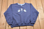 Vintage 1990s Three Angels Double Collared Crewneck Sweatshirt  Made in USA  90s Crewneck  Athleisure  Streetwear  American Vintage