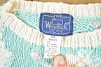 Vintage 1990s Woolrich Woman Knit Porch Swing Crewneck Sweater Womens S