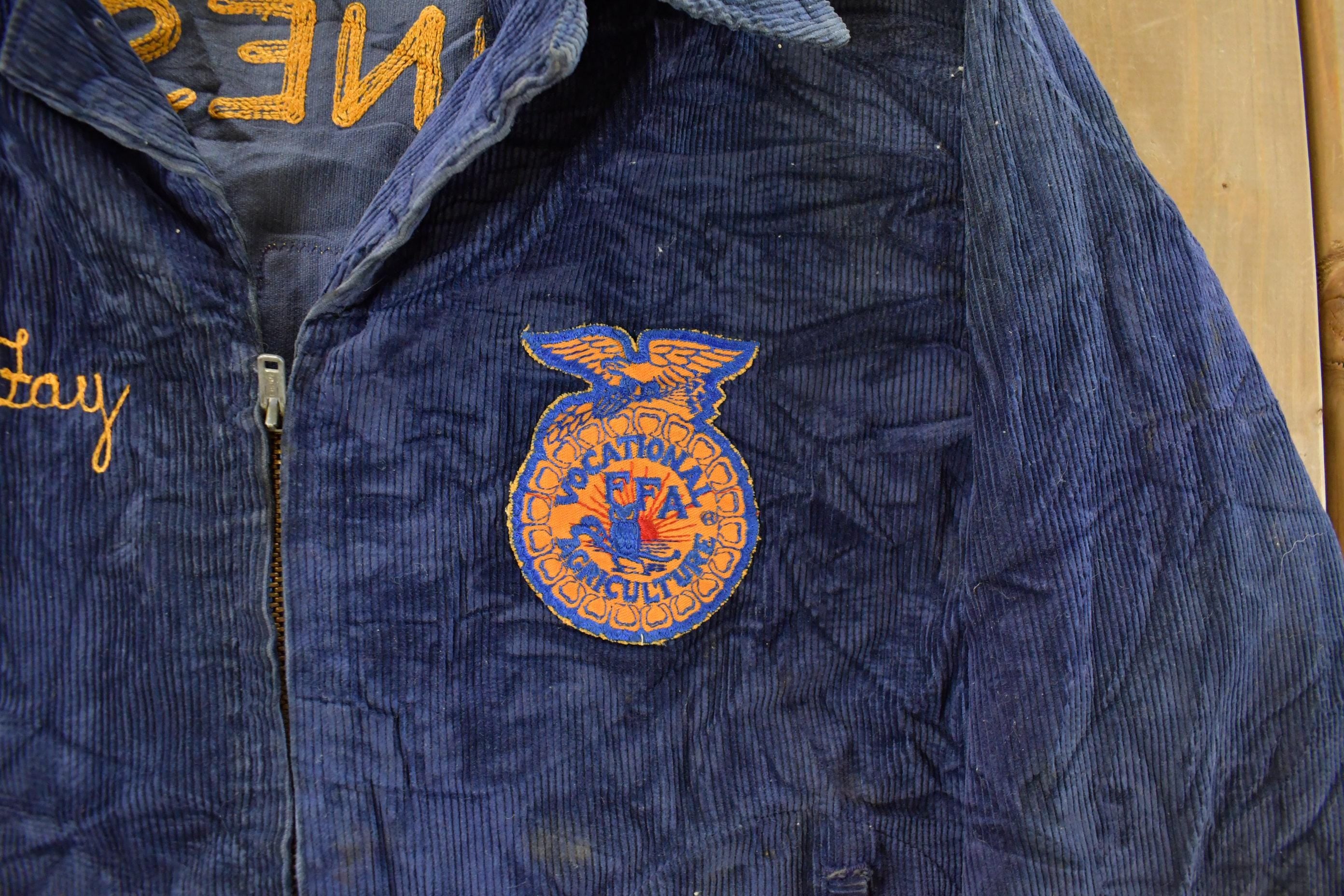 Vintage 1970s FFA Agriculture Education Minnesota Corduroy Jacket Men's M