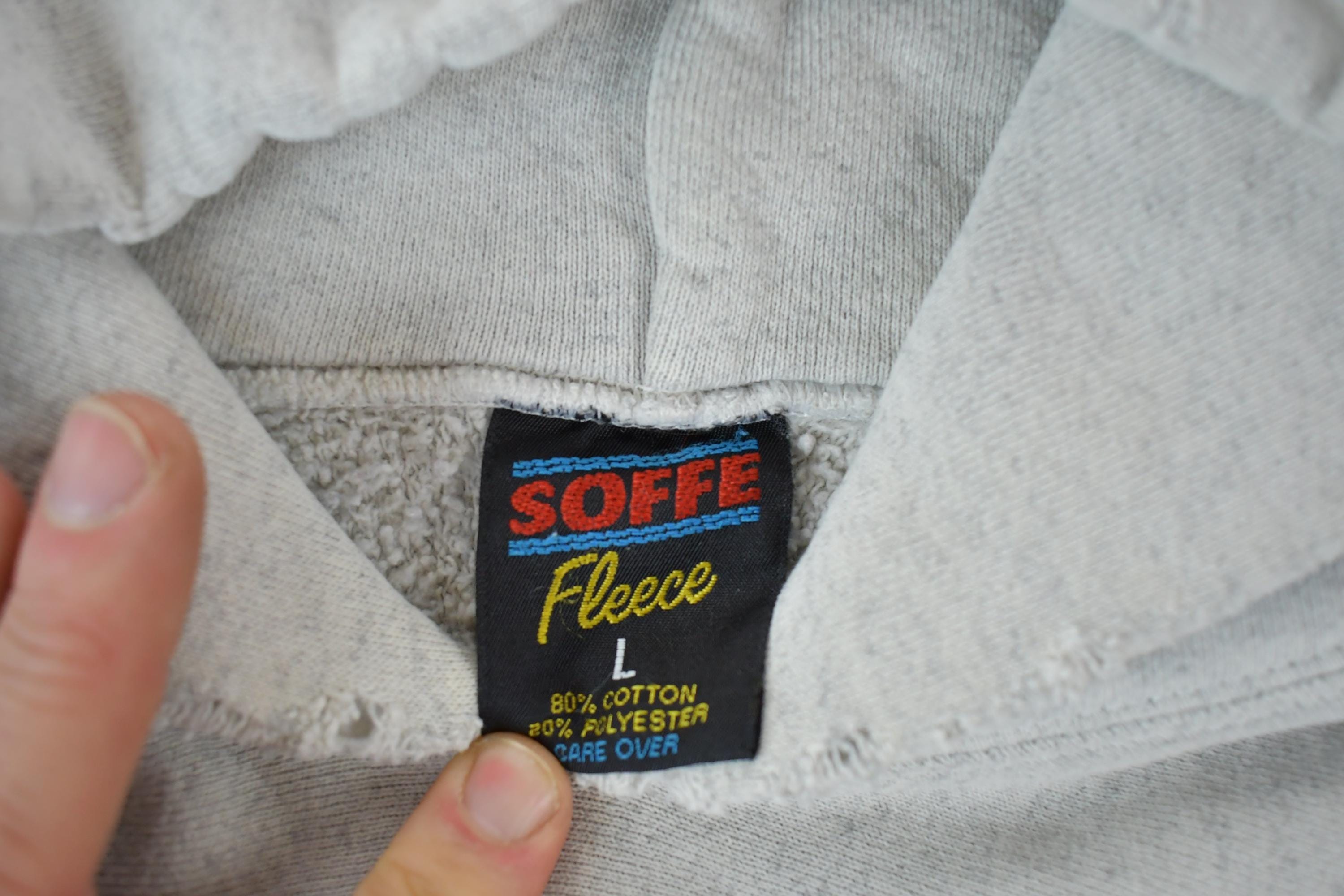 Vintage 1990s Ridgewater Reverse Grain Soffe Fleece Heavyweight Graphic Hoodie