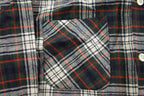 Vintage 1990s Plaid Flannel Button Up Shirt - Large