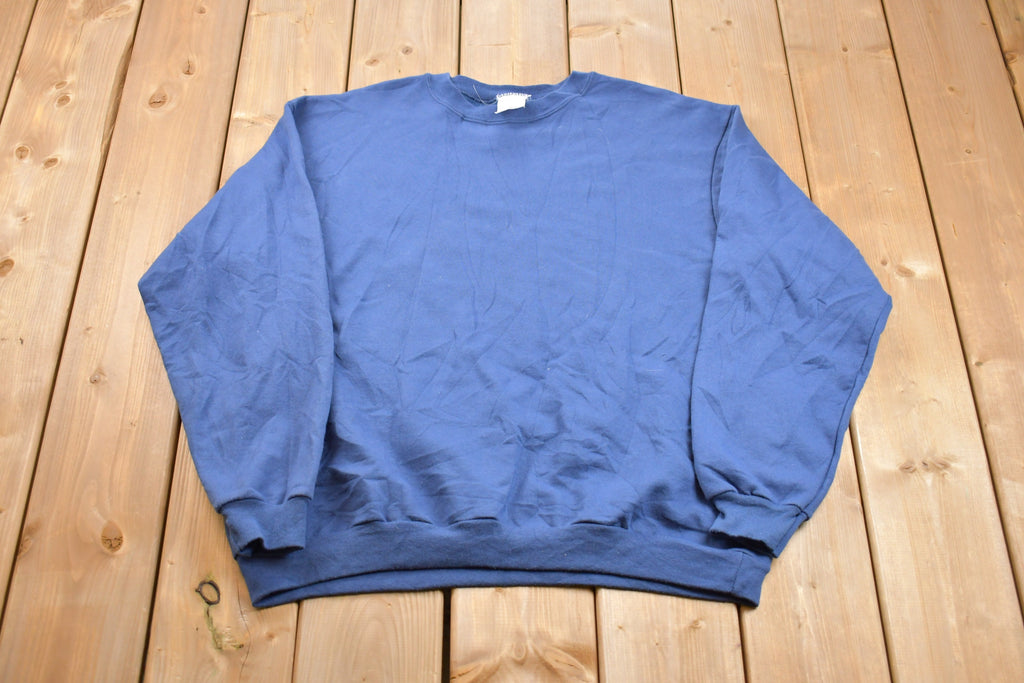 Vintage 1990s Blank Crewneck Sweatshirt /